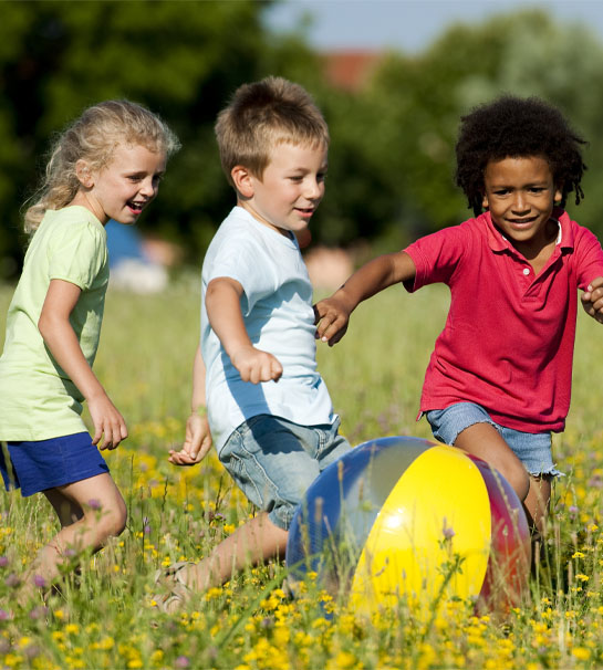 Children Playing Ball